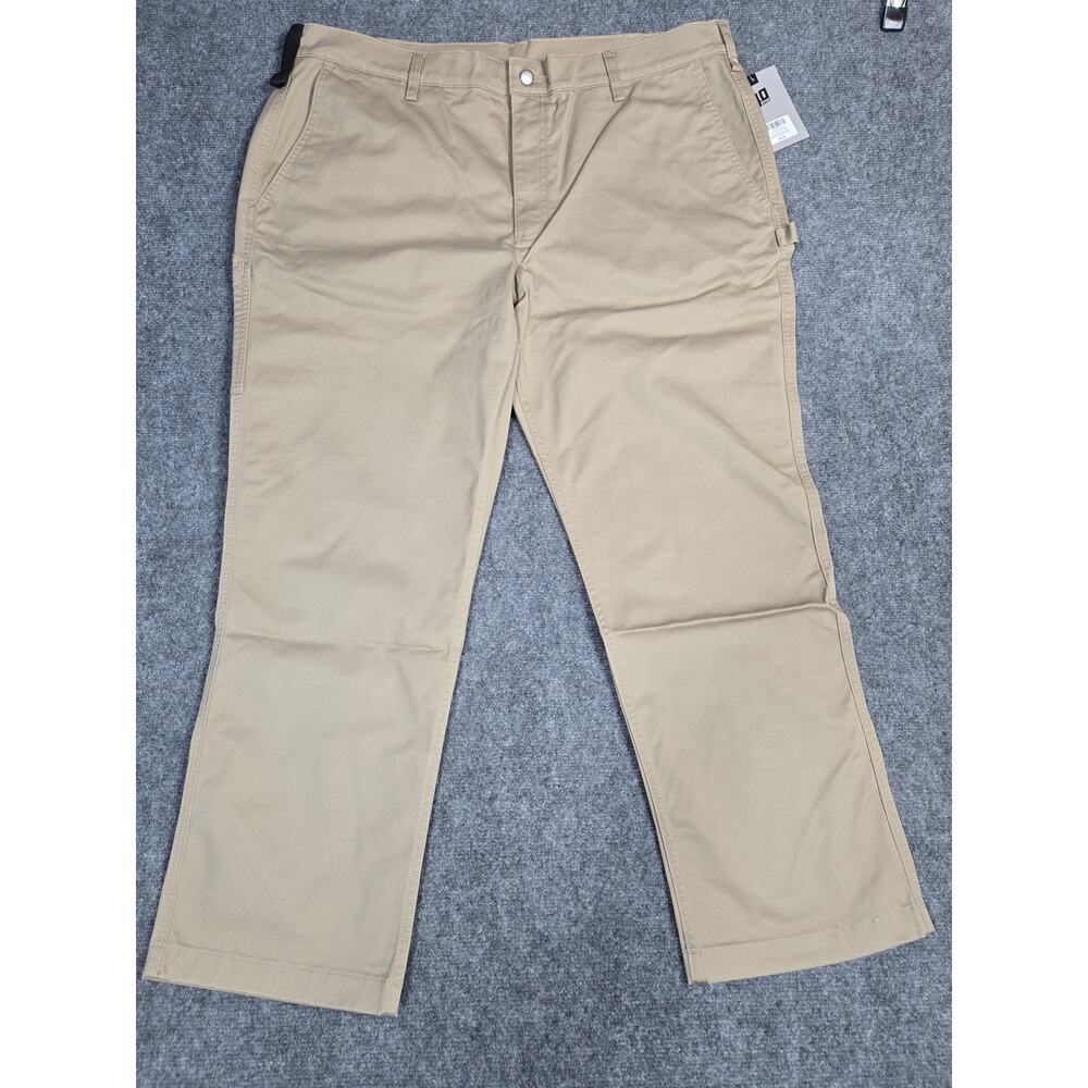 Duluth Trading Co 40 Grit Men's 44x30 Slim Fit Flex Twill Carpenter Pants Khaki